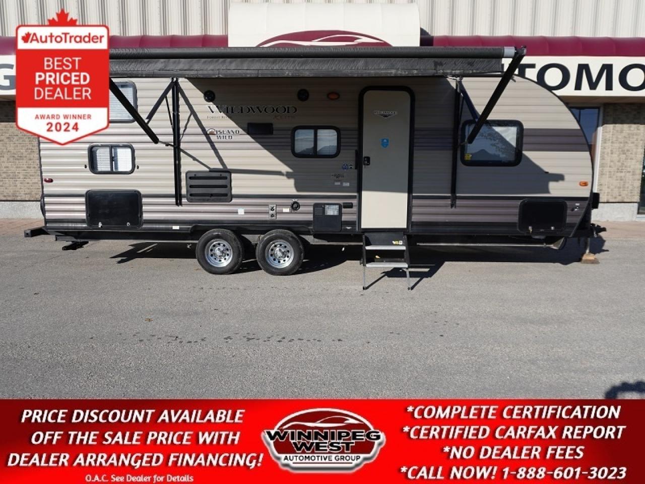 Used 2020 Wildwood 243BHXL LITE WEIGHT MID SIZE TRAILER WITH BUNKS !!! for sale in Headingley, MB