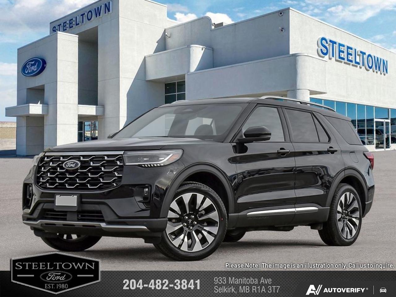 New 2026 Ford Explorer Platinum  - Sunroof -  Cooled Seats for sale in Selkirk, MB