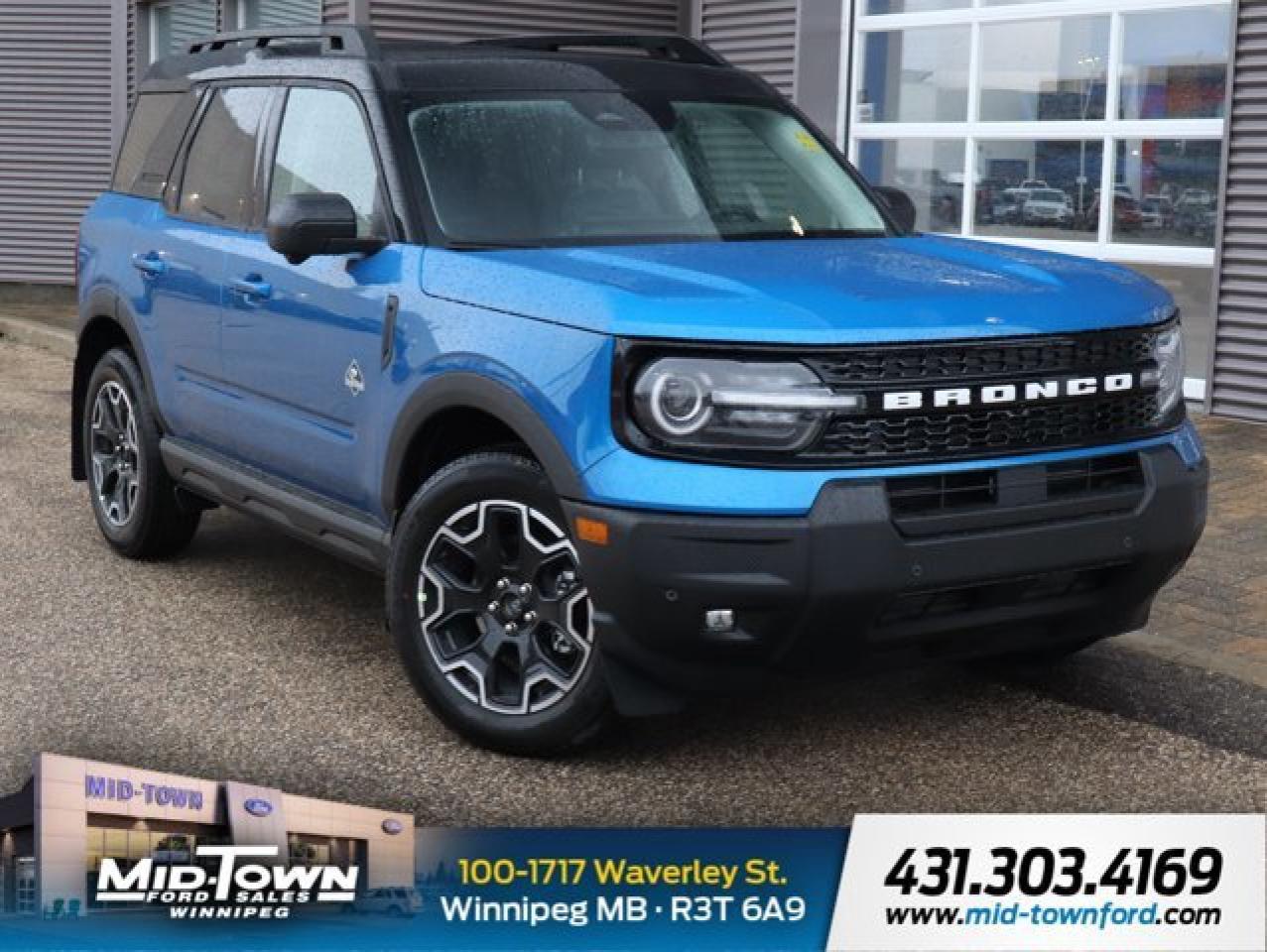 New 2025 Ford Bronco Sport Outer Banks | Molle Strap System | Lane Keep Assist for sale in Winnipeg, MB