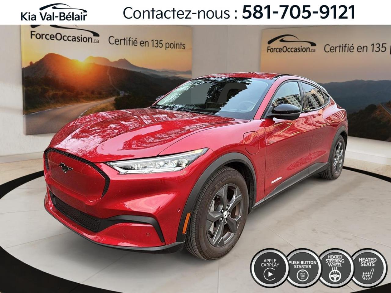 Used 2023 Ford Mustang Mach-E SELECT *EV *AWD *325HP *CUIR *CAMERA 360° *VOLANT CHAUFF for sale in Québec, QC
