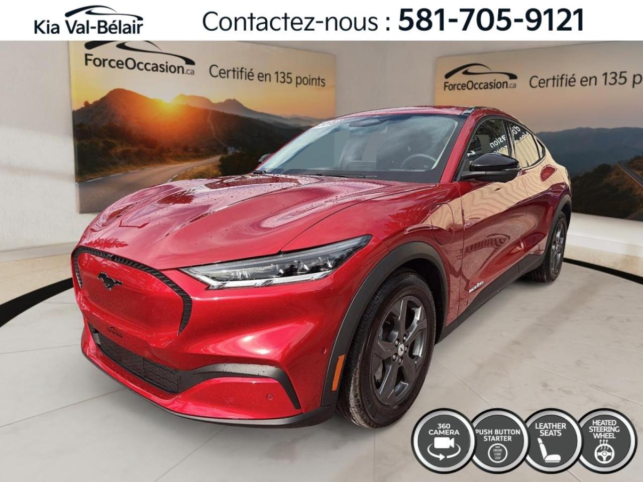Used 2023 Ford Mustang Mach-E SELECT *EV *AWD *325HP *CUIR *CAMERA 360° *SIEGES/VOLANT CHAUFF for sale in Québec, QC