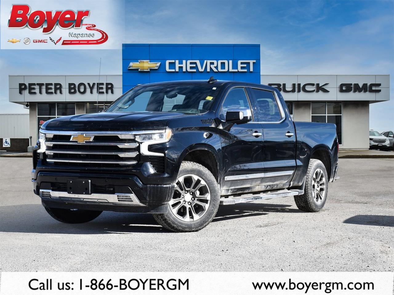 Used 2023 Chevrolet Silverado 1500 Crew Cab Short Box 4-Wheel Drive High Country for sale in Napanee, ON