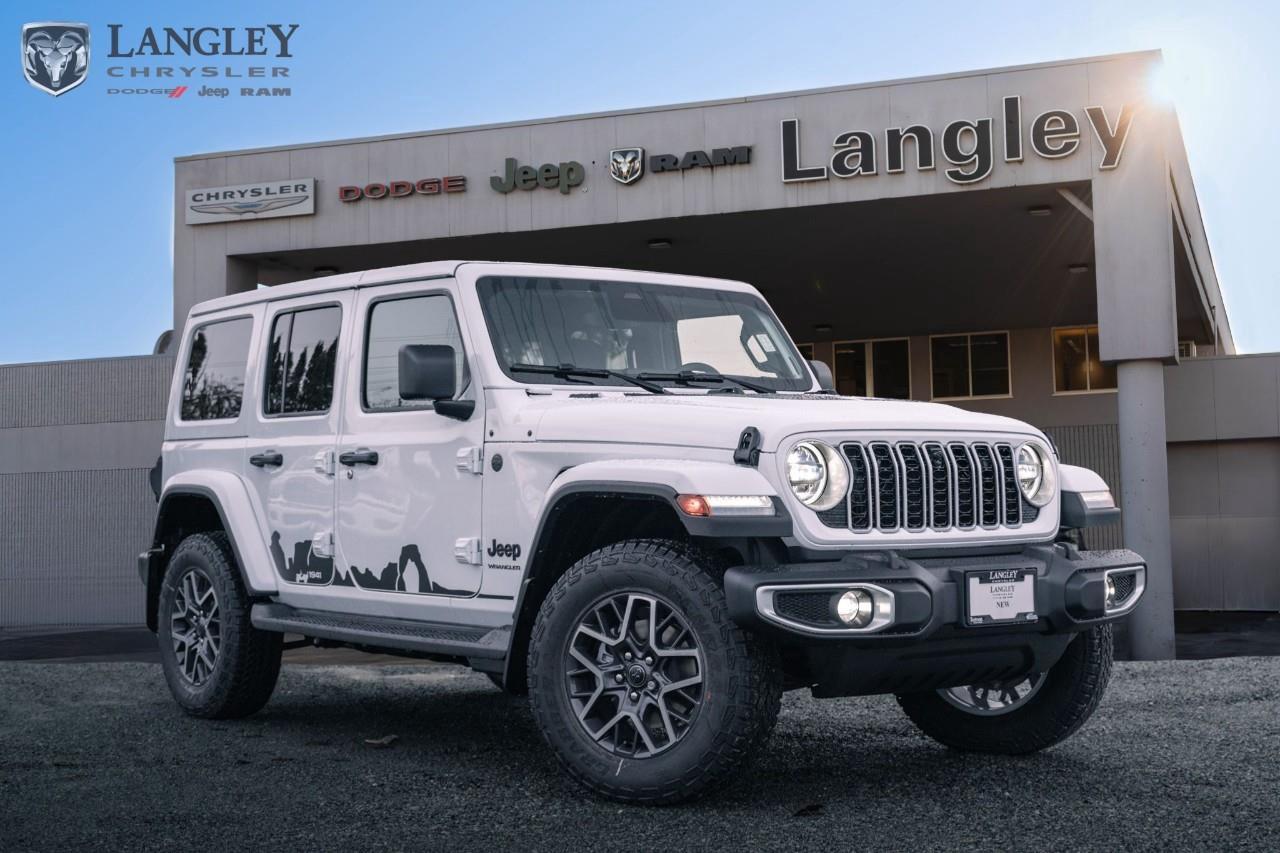 <p><strong>2026 Jeep Wrangler Sahara 4 Door 4x4</strong> The premium version of the four-door Wrangler, balancing legendary off-road capability with added comfort, refinement, and highway-friendly features.</p><ul><li><p><strong>Standard Engine:</strong> 2.0L I4 DOHC DI Turbo w/ESS </p><p></p></li><li><p><strong>Horsepower:</strong> 270 hp @ 5,250 rpm </p><p></p></li><li><p><strong>Torque:</strong> 295 lb-ft @ 3,000 rpm </p><p></p></li><li><p><strong>Max Towing:</strong> 3,500 lbs (for this 4-door model) </p><p></p></li><li><p><strong>Sahara Features:</strong> 18-inch polished aluminum wheels, body-color fender flares, and the Selec-Trac® Full-Time 4x4 System</p></li></ul><p>Come book a test drive at Langley Chrysler, conveniently located in Langley, British Columbia.</p>*All new vehicle purchases are plus the PDI accessory installs and any price increases provided by the manufacturer. For trucks the accessories will include wheel locks, spray-in liners, and mud flaps. For all other vehicles, wheel locks are standard, other equipment may apply. Confirm with the dealer.

<p>*All prices are net of all manufacturer incentives and/or rebates and are subject to change by the manufacturer without notice. All prices plus applicable taxes, applicable environmental recovery charges, documentation of $599 and full tank of fuel surcharge of $76 if a full tank is chosen.<br />Other items available that are not included in the above price:<br />Tire & Rim Protection and Key fob insurance starting from $599<br />Service contracts (extended warranties) for up to 7 years and 200,000 kms starting from $599<br />Custom vehicle accessory packages, mudflaps and deflectors, tire and rim packages, lift kits, exhaust kits and tonneau covers, canopies and much more that can be added to your payment at time of purchase<br />Undercoating, rust modules, and full protection packages starting from $199<br />Flexible life, disability and critical illness insurances to protect portions of or the entire length of vehicle loan?im?im<br />Financing Fee of $500 when applicable<br />Prices shown are determined using the largest available rebates and incentives and may not qualify for special APR finance offers. See dealer for details. This is a limited time offer.</p>