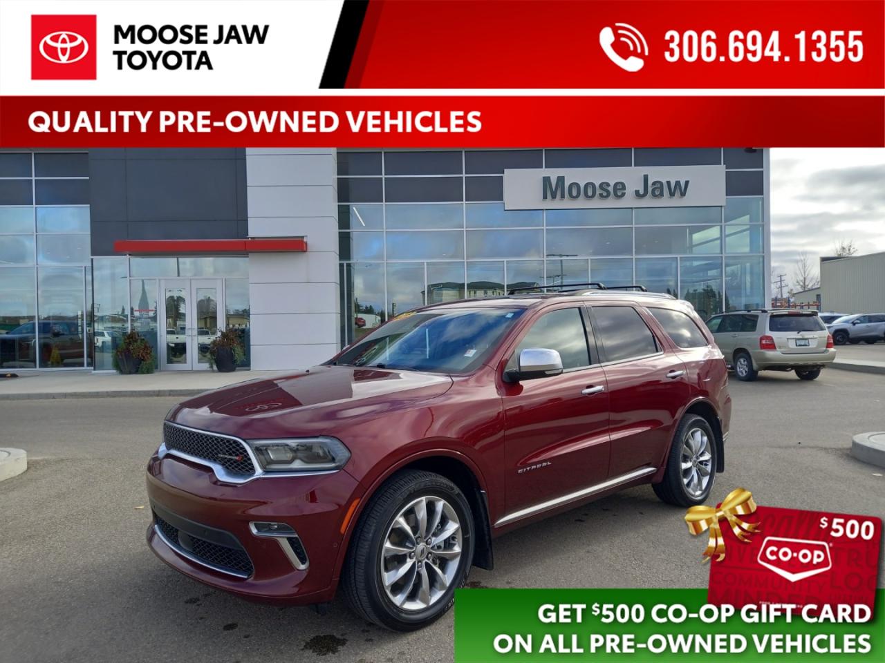 Used 2023 Dodge Durango Power meets sophistication. The 2023 Durango Citadel AWD combines bold styling, premium comfort, and for sale in Moose Jaw, SK