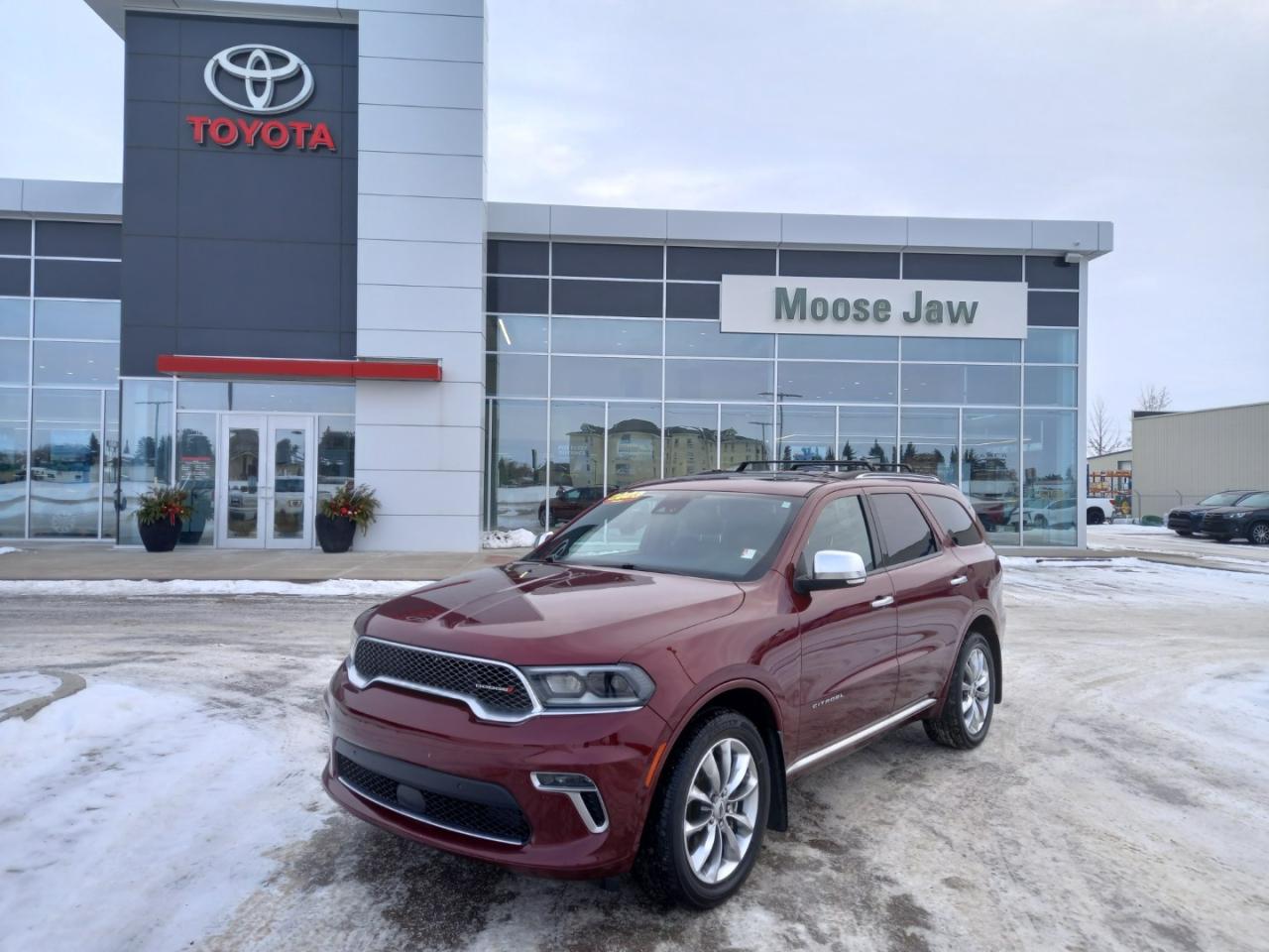 2023 Dodge Durango Citadel AWD
Power meets sophistication. The 2023 Durango Citadel AWD combines bold styling, premium comfort, and all-weather capability for the ultimate SUV experience.

Durango Citadel  Command every drive.
