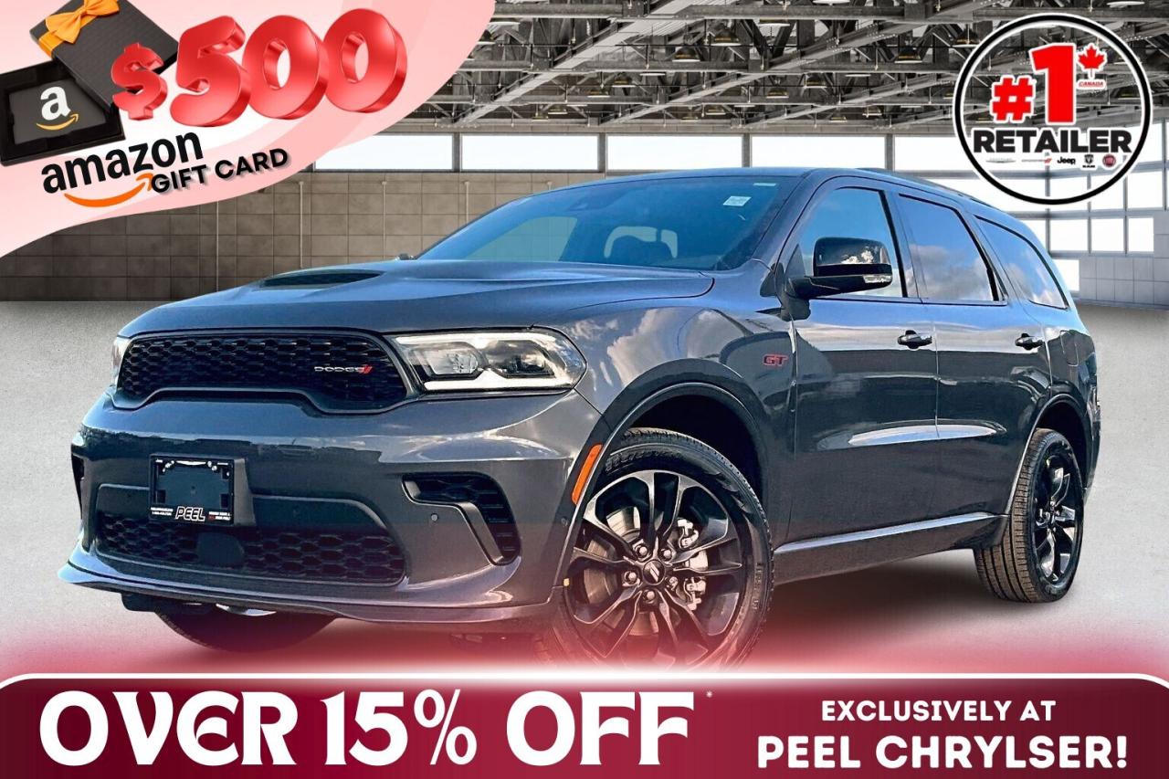 New 2026 Dodge Durango GT PLUS AWD | Blacktop Redline | SRT Seats for sale in Mississauga, ON
