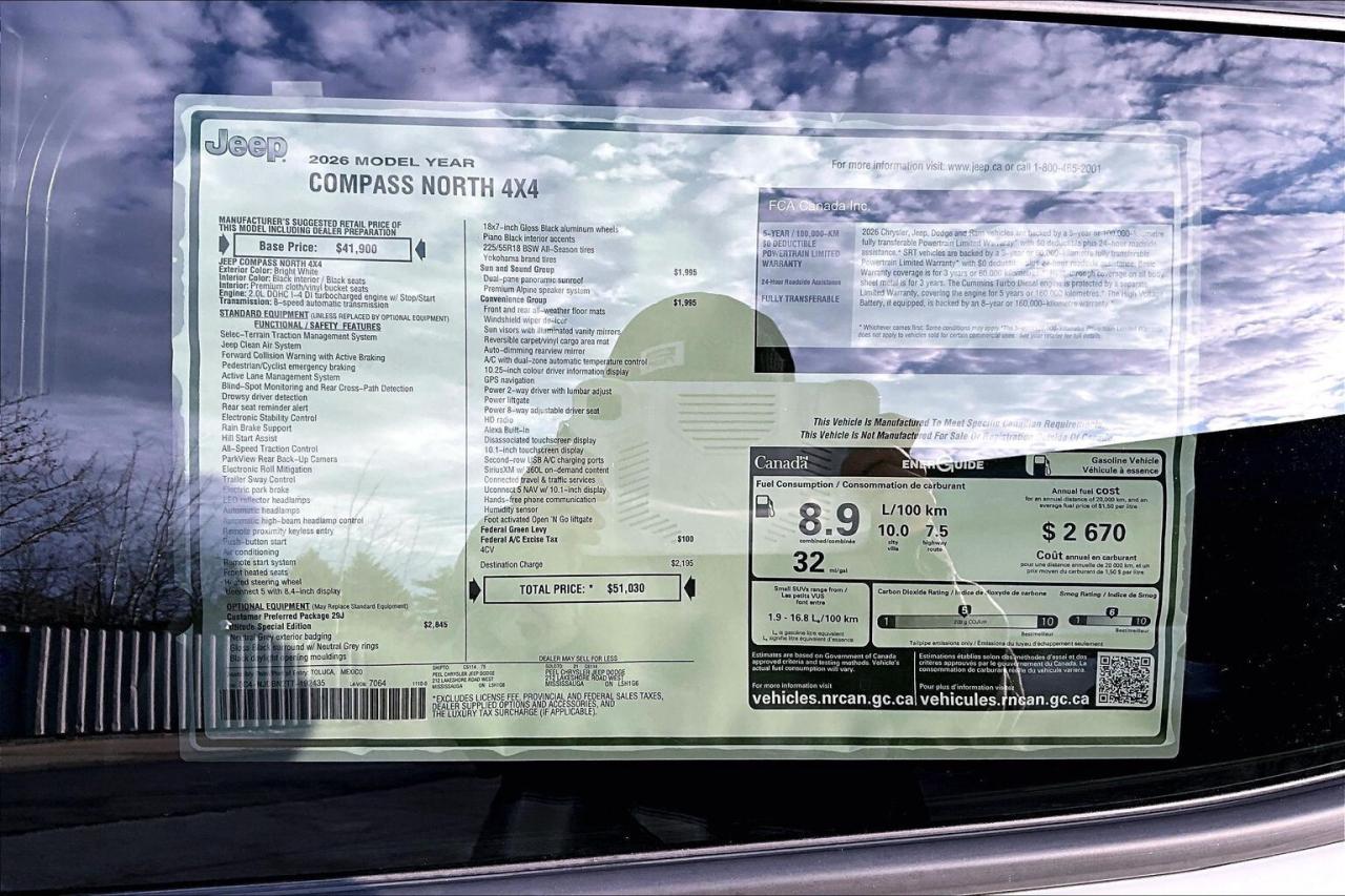 2026 Jeep Compass ALTITUDE | Sun & Sound | Conv Group | 4x4 Photo