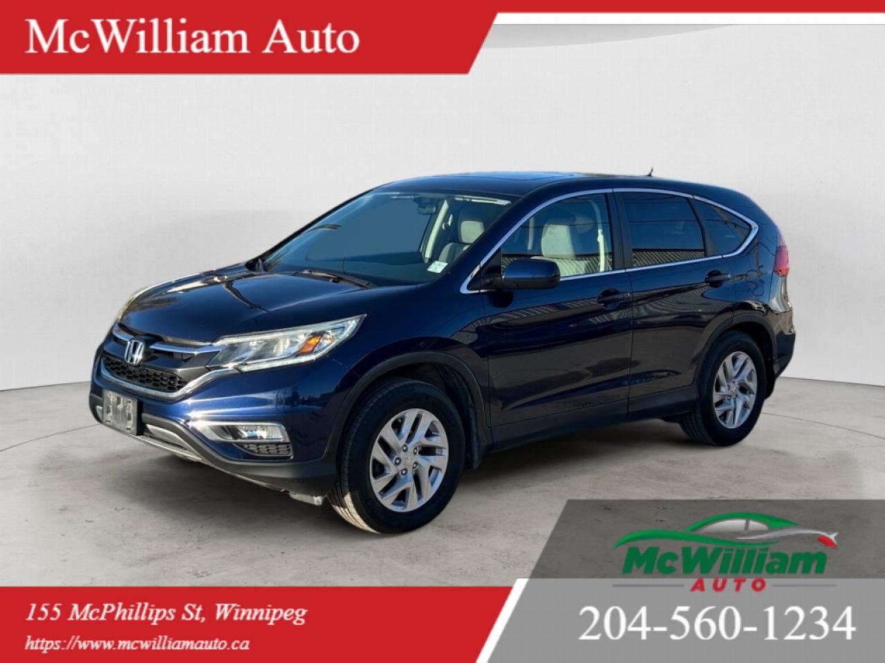 Used 2015 Honda CR-V EX AWD| HTD Seats | Back Up Cam | Sun Roof | Bluetooth Audio | for sale in Winnipeg, MB