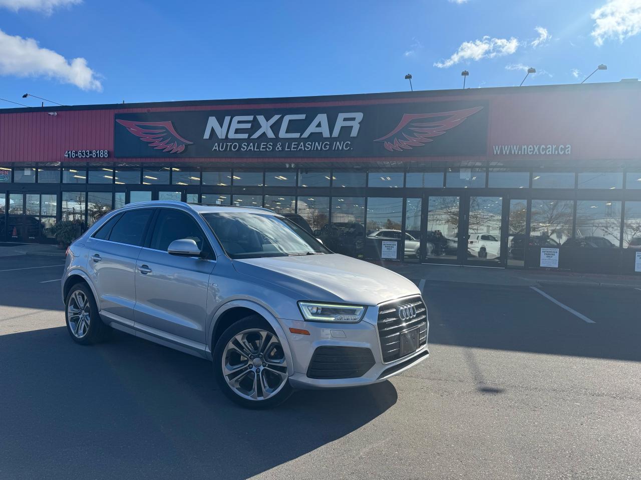 2017 Audi Q3 TECHNIK S-LINE AWD LEATHER PAN/ROOF NAVI B/SPOT