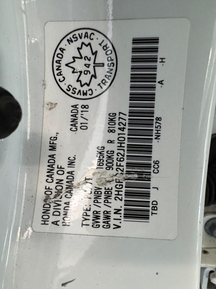 2018 Honda Civic SE+New Tires+Brake+Camera+Adaptive Cruise+LaneKeep Photo