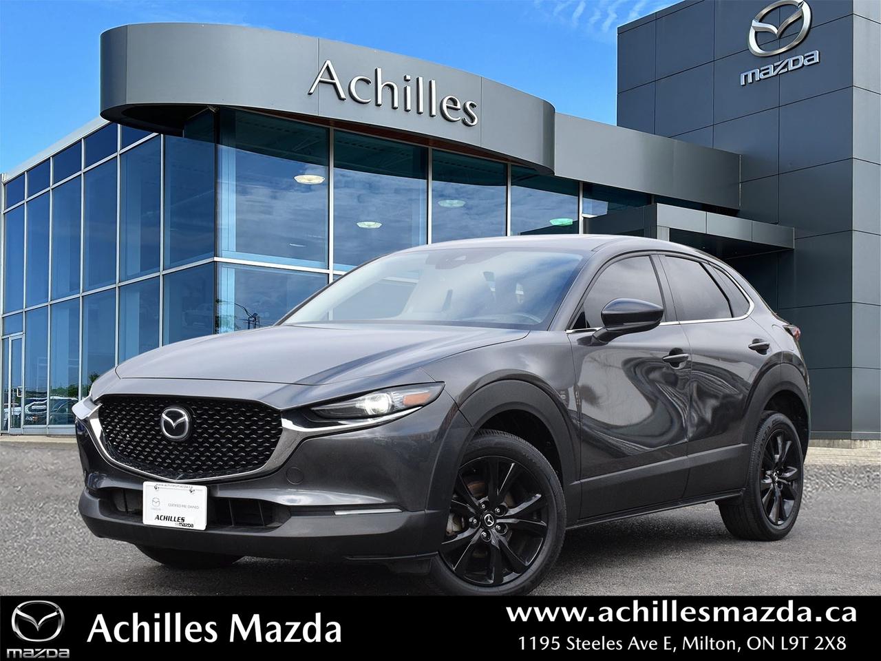 <p><span style=font-size:12pt><span style=font-family:Times New Roman,serif><strong><span style=font-family:Verdana,sans-serif>MAZDA CERTIFIED PRE-OWNED  BY ACHILLES MAZDA</span></strong></span></span></p>

<p></p>

<p><span style=font-size:12pt><span style=font-family:Times New Roman,serif><strong><span style=font-family:Verdana,sans-serif>MAZDA CERTIFIED PRE-OWNED VEHICLE BENEFITS -</span></strong><span style=font-family:Verdana,sans-serif> <strong>THIS IS INCLUDED at ACHILLES MAZDA (not an extra)</strong></span></span></span></p>

<p><span style=font-size:12pt><span style=font-family:Times New Roman,serif><span style=font-family:Verdana,sans-serif> 160-Point Detailed Inspection </span></span></span></p>

<p><span style=font-size:12pt><span style=font-family:Times New Roman,serif><span style=font-family:Verdana,sans-serif> 7-Year/140,000-Kilometre Limited Powertrain Warranty </span></span></span></p>

<p><span style=font-size:12pt><span style=font-family:Times New Roman,serif><span style=font-family:Verdana,sans-serif> 24hr Emergency Roadside Assistance </span></span></span></p>

<p><span style=font-size:12pt><span style=font-family:Times New Roman,serif><span style=font-family:Verdana,sans-serif> 30-Day/3,000-Kilometre Exchange Privilege </span></span></span></p>

<p><span style=font-size:12pt><span style=font-family:Times New Roman,serif><span style=font-family:Verdana,sans-serif> CarFax® Vehicle History Report </span></span></span></p>

<p><span style=font-size:12pt><span style=font-family:Times New Roman,serif><span style=font-family:Verdana,sans-serif> Preferred Interest rates</span></span></span></p>

<p><span style=font-size:12pt><span style=font-family:Times New Roman,serif><span style=font-family:Verdana,sans-serif> Available Extended Warranty/Coverage</span></span></span></p>

<p></p>

<p><span style=font-size:12pt><span style=font-family:Times New Roman,serif><strong><span style=font-family:Verdana,sans-serif>Our all-inclusive pricing on this excellent vehicle also includes:</span></strong></span></span></p>

<p><span style=font-size:12pt><span style=font-family:Times New Roman,serif><span style=font-family:Verdana,sans-serif> Nitrogen Tire Inflation</span></span></span></p>

<p><span style=font-size:12pt><span style=font-family:Times New Roman,serif><span style=font-family:Verdana,sans-serif> OMVIC Fee</span></span></span></p>

<p><span style=font-size:12pt><span style=font-family:Times New Roman,serif><span style=font-family:Verdana,sans-serif> Available low rate financing</span></span></span></p>

<p></p>

<p><span style=font-size:12pt><span style=font-family:Times New Roman,serif><span style=font-family:Verdana,sans-serif>*Price listed is all-inclusive, plus HST and Licensing Only </span></span></span></p>

<p></p>

<p><span style=font-size:12pt><span style=font-family:Times New Roman,serif><span style=font-family:Verdana,sans-serif>We Want to Be Your Mazda Dealer</span></span></span></p>

<p></p>

<p><span style=font-size:12pt><span style=font-family:Times New Roman,serif><span style=font-family:Verdana,sans-serif>#idealclubhousecareexperience</span></span></span></p>
<p>&nbsp;</p>

<p><strong>Appointments For New or Pre-Owned Vehicles are always preferred...Speak with one of our Clubhouse Care Specialists prior to your visit so we can prepare and make your experience with us as efficient as possible.</strong></p>

<p><strong>Come and Experience the Achilles Mazda of Milton Difference. You owe it to yourself.</strong></p>