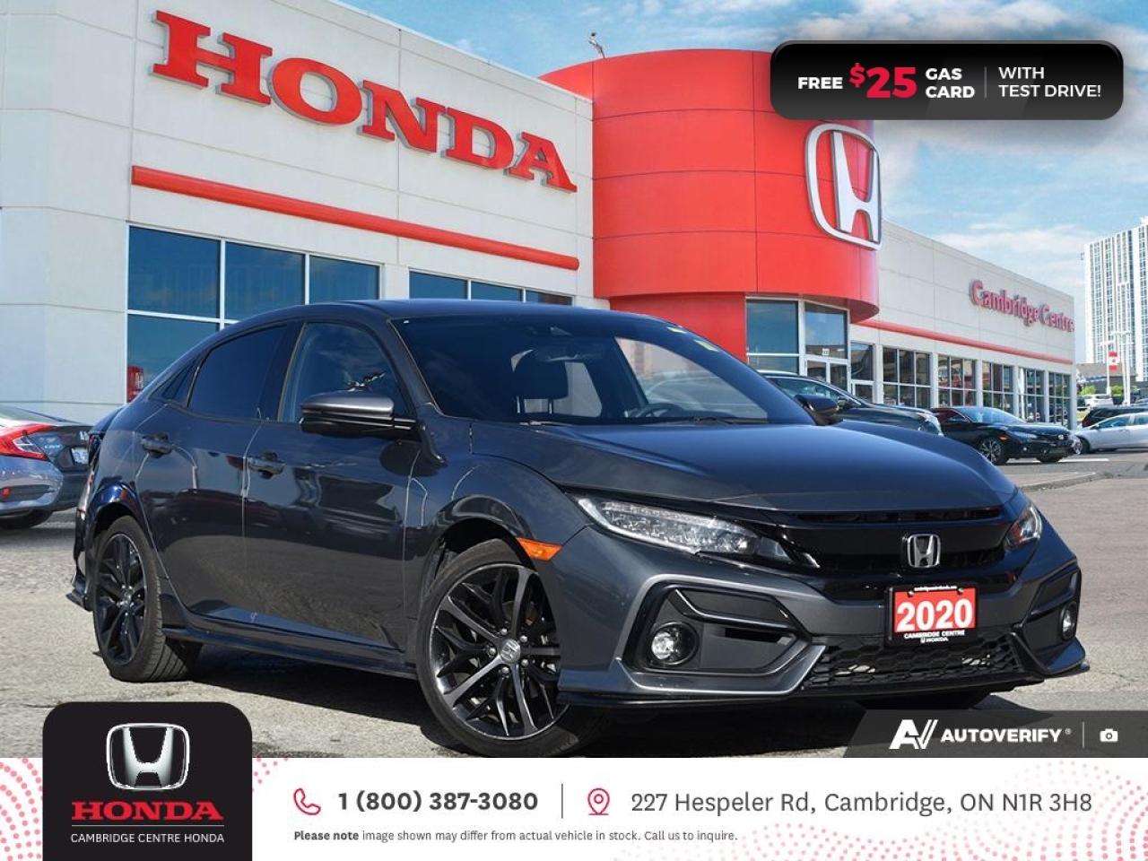 Used 2020 Honda Civic Sport Touring HONDA SENSING TECHNOLOGIES | REARVIEW CAMERA | APPLE CARPLAY™/ANDROID AUTO™ for sale in Cambridge, ON