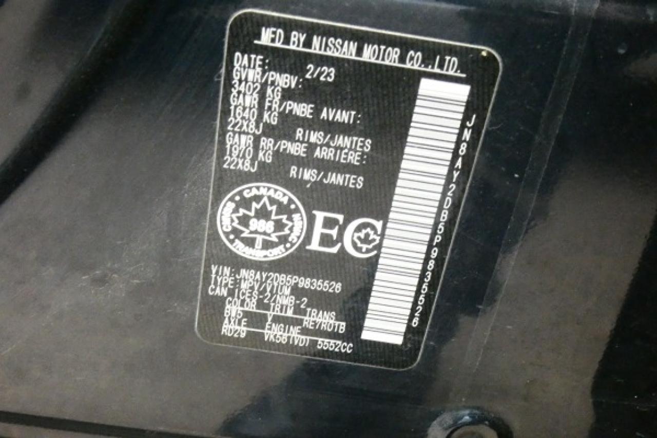 2023 Nissan Armada Platinum 4X4 w/H&C Leather, S/R, NAV, BUC - Photo #23