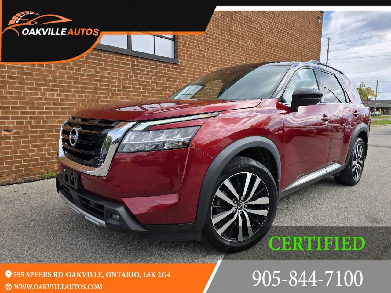 Used 2023 Nissan Pathfinder Platinum 4WD for sale in Oakville, ON