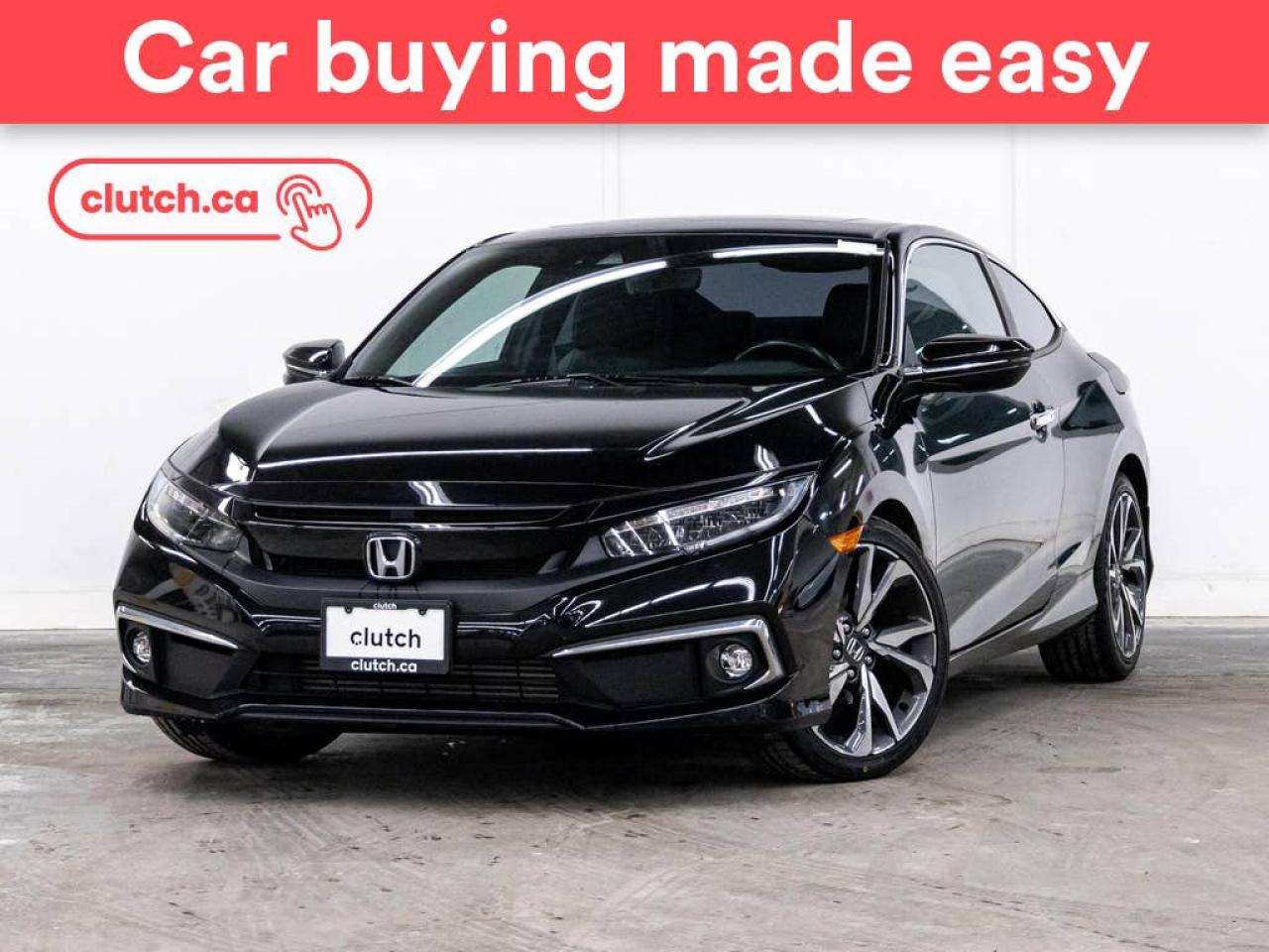 Used 2020 Honda Civic Touring w/ Apple CarPlay & Android Auto, Power Moonroof, Nav for sale in Toronto, ON