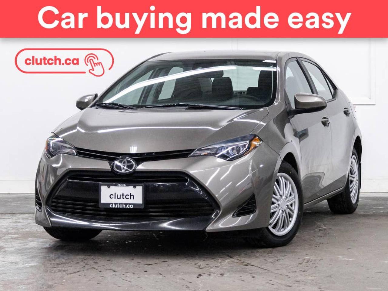 Used 2018 Toyota Corolla LE w/ Heated Front Seats, Bluetooth, Rearview Cam for sale in Toronto, ON