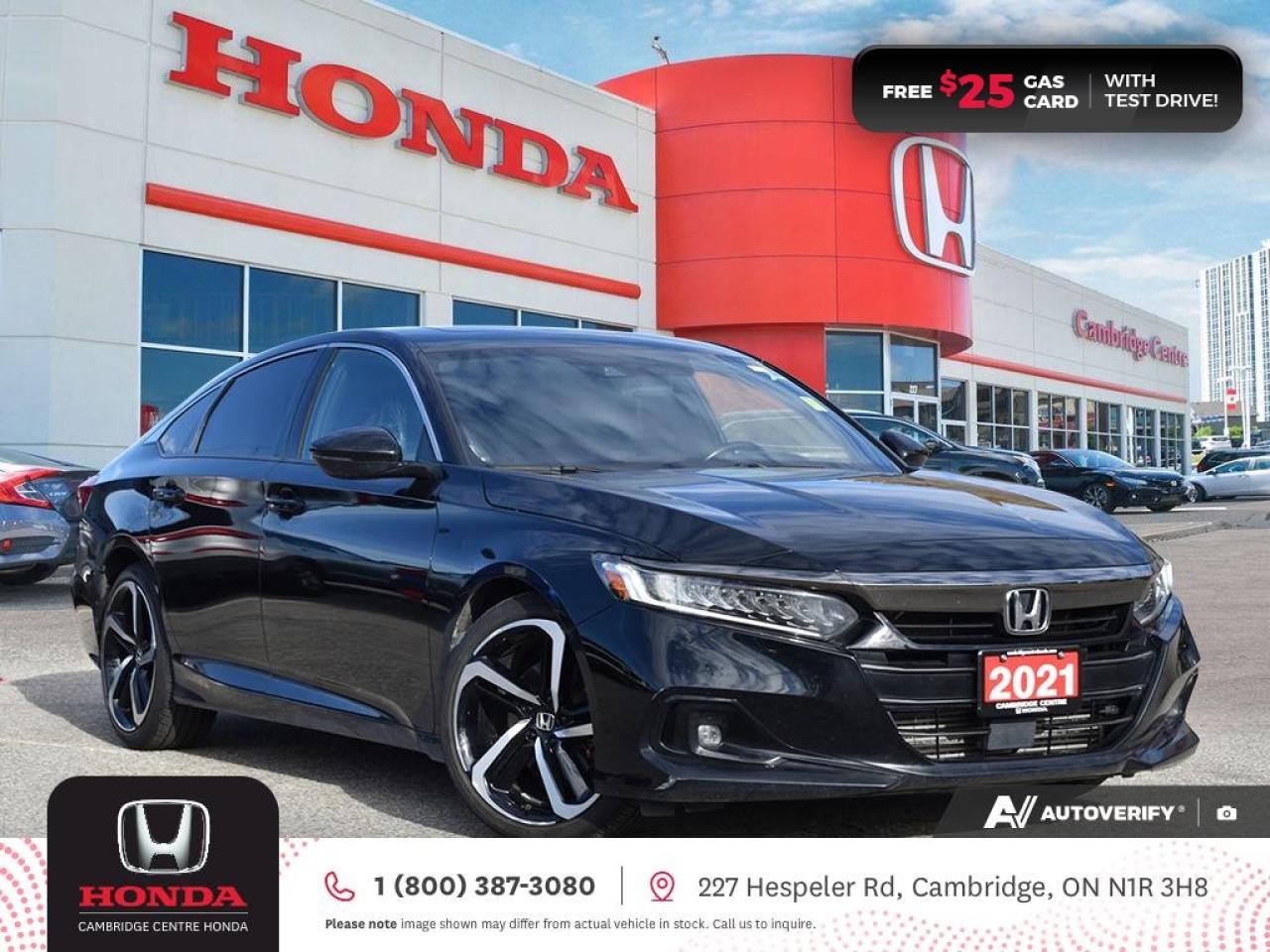 Used 2021 Honda Accord Sport 1.5T REMOTE STARTER | REARVIEW CAMERA | APPLE CARPLAY™/ANDROID AUTO™ for sale in Cambridge, ON