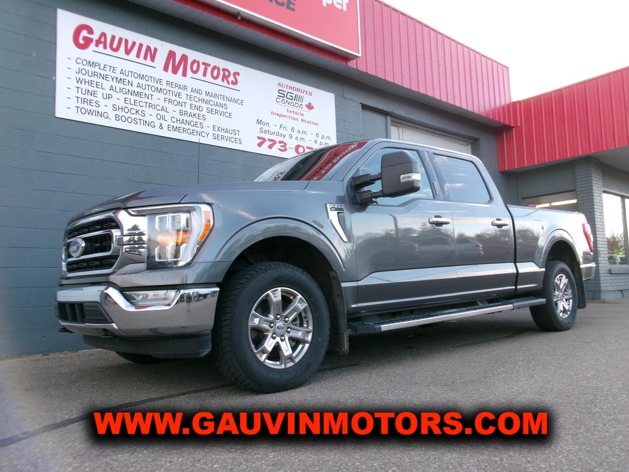 **For Sale: 2022 Ford F-150 XTR Super Crew at Gauvin Motors Ltd  Swift Current!**

Get ready to elevate your driving experience with this stunning 2022 Ford F-150 XTR Super Crew 4x4!  Powered by a robust 3.5 L EcoBoost engine delivering 400 hp and paired with a smooth 10-speed automatic transmission and 4x4 capability, this truck is built to tackle any job with ease.

This fully equipped F-150 includes:
- Heated power bucket seats for ultimate comfort
- Power sliding rear window for fresh air on the go
- Power-adjustable pedals for personalized driving
- Dual-zone climate control to keep everyone comfortable
- Trip computer for all your driving stats
- Premium sound system with Apple CarPlay and Android Auto
- Built-in navigation system to find your way with ease
- Lane departure system for added safety
- Passive keyless entry and remote start for convenience
- Remote tailgate release for easy access to the bed
- Auto-dimming headlights for night driving
- Premium 18-inch alloy wheels with new tires
- Step bars for easier access into the cab
- Factory chrome grille and tailpipe tip for a stylish look
- Spray-in box liner and step-up style tailgate for durability
- 115V outlet for all your power needs

This truck has been fully inspected and serviced, making it a gorgeous and reliable choice. With new models priced in the 70s, this beauty is priced to sell at just **$41,995**. 

Why pay more? Trades are welcome, and we offer low-rate, on-the-spot financing!

Dont miss your chance to own this exceptional F-150visit Gauvin Motors Ltd today!