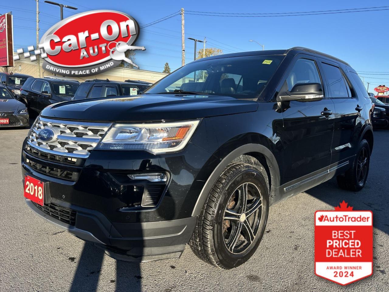 2018 Ford Explorer XLT AWD | LEATHER | LOW KMS | 290HP V6 | 6-PASS Photo0