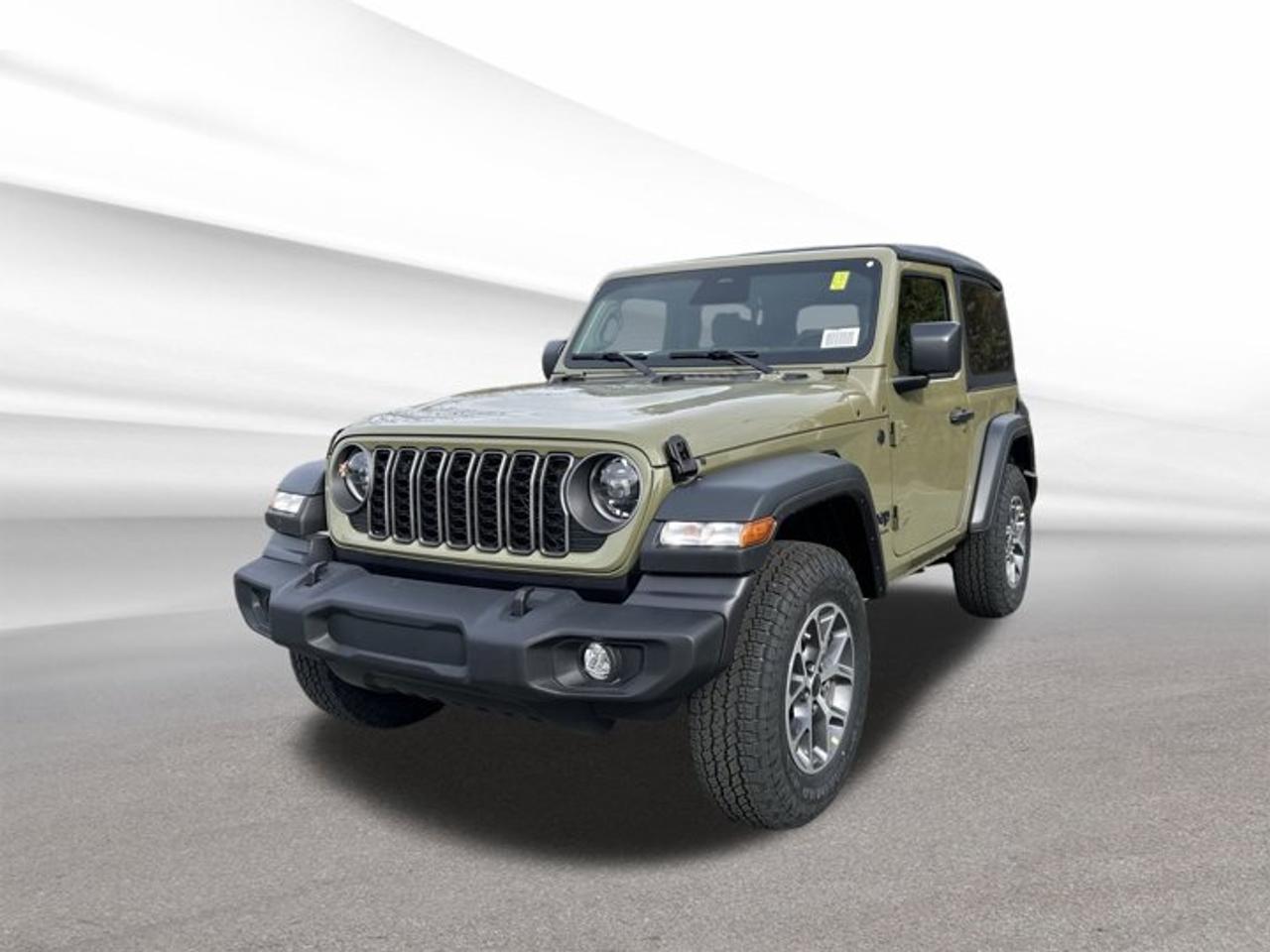 Experience legendary capability and modern design with the brand new 2026 Jeep Wrangler Sport S, now available at Steele Halifax Chrysler Dodge Jeep Ram FIAT. This two-door SUV, finished in bold exterior colour code 41 with a sleek black interior, is engineered for adventure. With its advanced 4-wheel drive system and turbocharged 2.0-litre engine, the Wrangler Sport S is ready for Halifaxs roads and trails. The automatic transmission ensures effortless driving, while the premium unleaded engine delivers both power and efficiency.ADVANCED SAFETY FEATURESFour-wheel anti-lock disc brakes for confident stoppingAdvanced multistage front airbags for driver and passengerElectronic stability control for enhanced handlingTire pressure monitoring system for added safetyPERFORMANCE AND EFFICIENCYIntercooled Turbo Premium Unleaded I-4 2.0 L engineAutomatic transmission for smooth gear shifts4-wheel drive traction for all-weather capabilityEfficient fuel consumption for daily commutingCOMFORT AND CONVENIENCESpacious two-door cabin for easy accessAdjustable steering column for personalized comfortAir conditioning for year-round climate controlPower windows and door locks for convenienceTECHNOLOGY AND CONNECTIVITYTouchscreen infotainment system for easy accessBluetooth hands-free communication for safetyUSB ports for device charging and connectivitySteering wheel-mounted audio controls for convenienceCARGO SPACEFlexible rear cargo area for gear and groceriesFoldable rear seats to expand storageAmple space for weekend adventuresEasy-access tailgate for loading and unloadingWHAT OTHER OWNERS LIKERugged off-road capability in all conditionsIconic design with modern touchesUser-friendly technology featuresComfortable ride for daily and weekend use