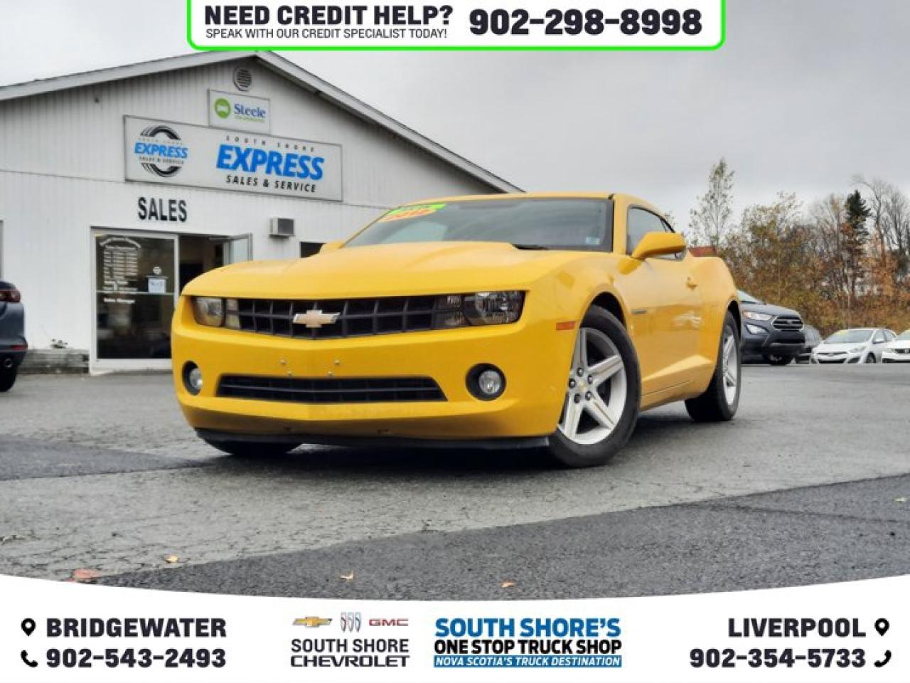 Used 2012 Chevrolet Camaro 1LT for sale in Bridgewater, NS