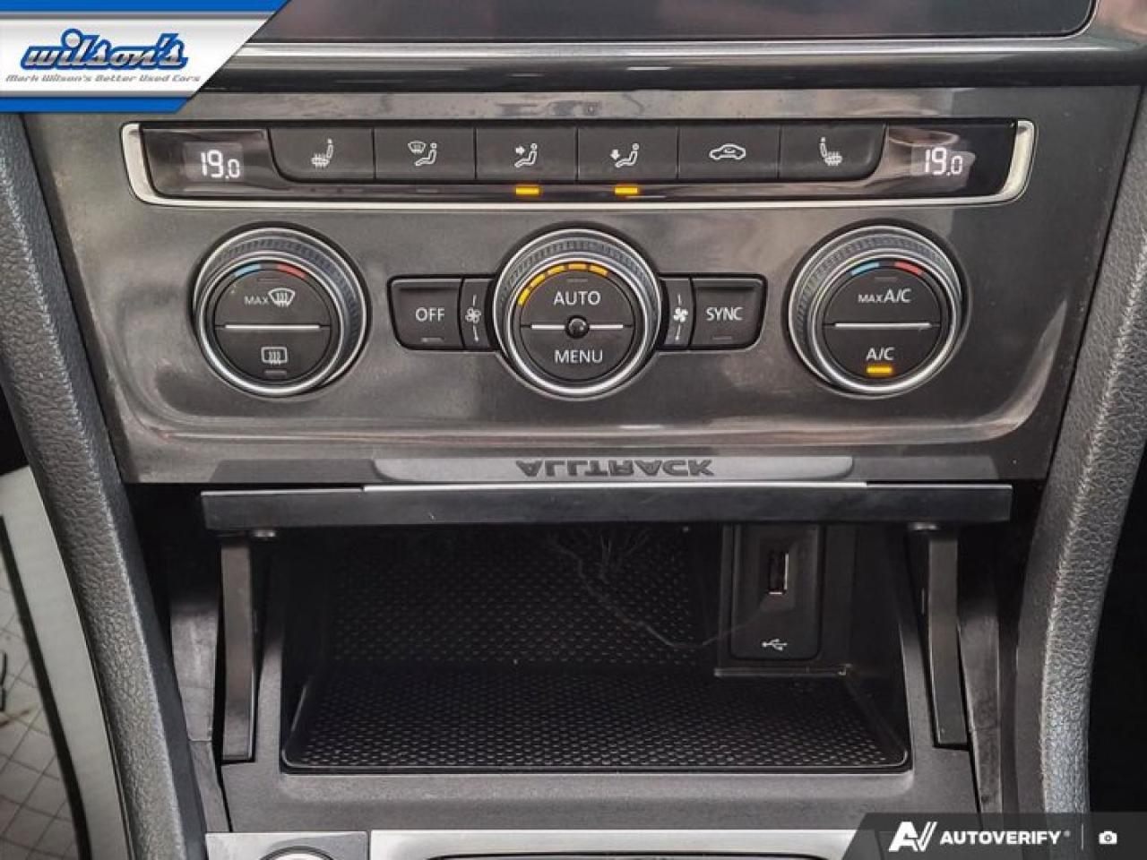 2019 Volkswagen Golf Alltrack Highline DSG AWD | Leatherette | Pano Roof | Adaptive Cruise | Heated Seats | CarPlay & More ! Photo