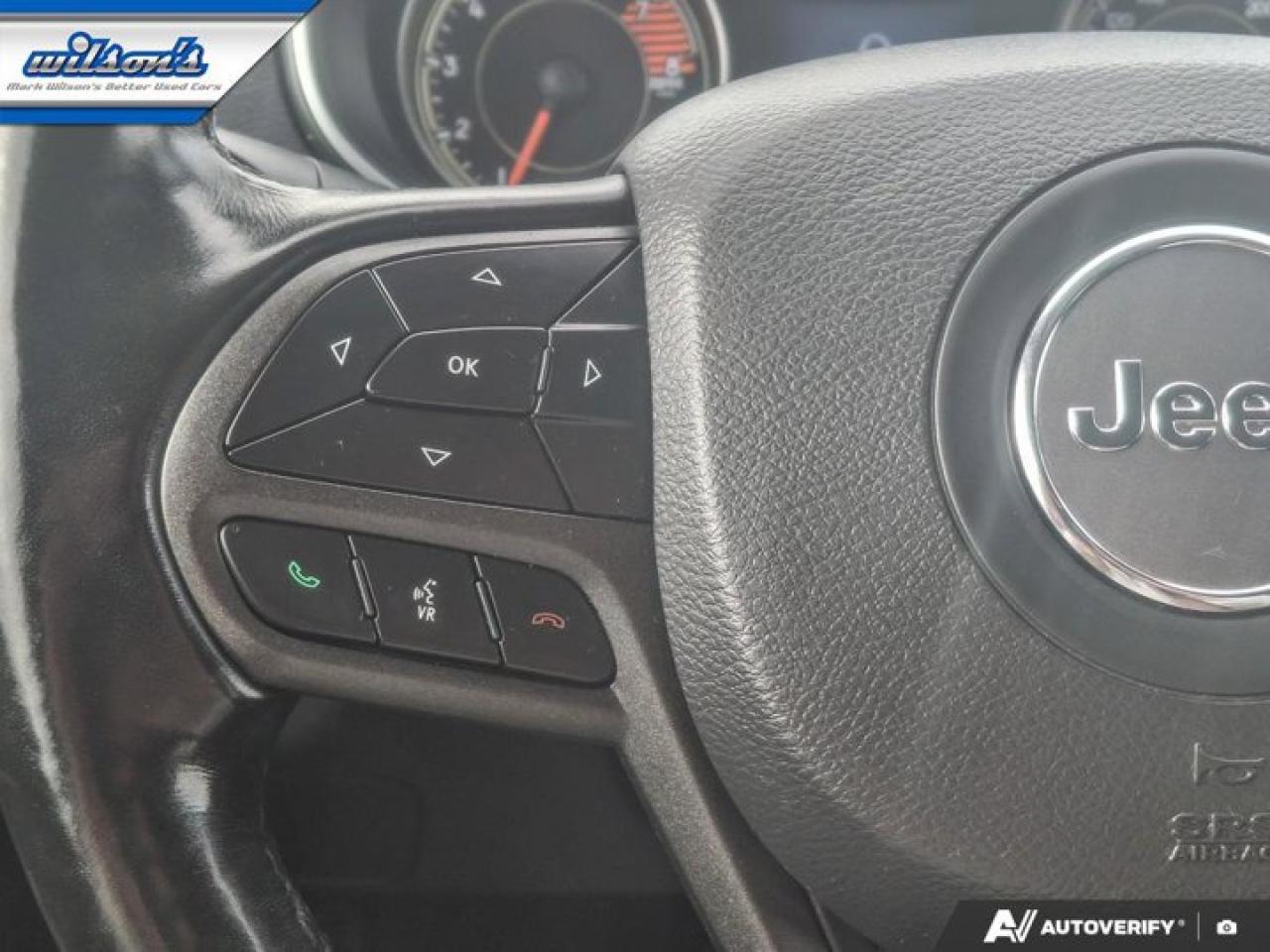 2020 Jeep Cherokee Trailhawk 4WD | Leather Trim | Nav | CarPlay & Android Auto | Htd Seats & Steering & More ! Photo