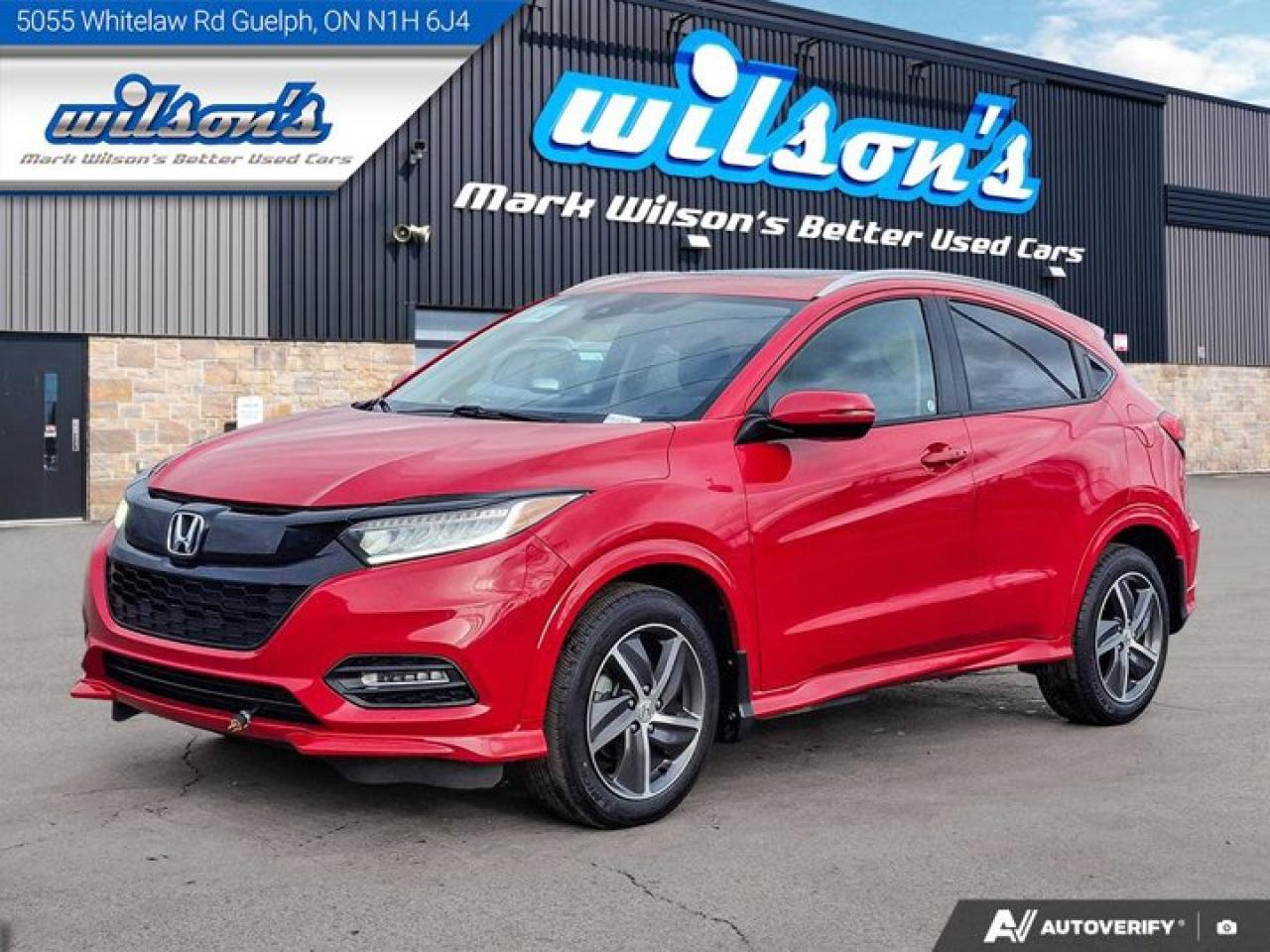 Used 2019 Honda HR-V Touring AWD | Leather | Sunroof | Nav | Adaptive Cruise | Heated Seats | and More ! for sale in Guelph, ON