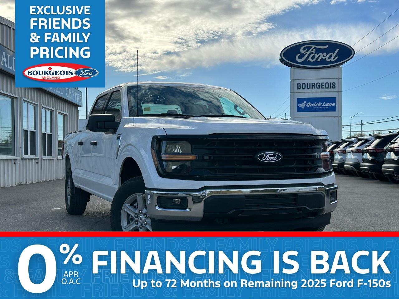 New 2025 Ford F-150 XLT 4WD SuperCrew 6.5' Box for sale in Midland, ON