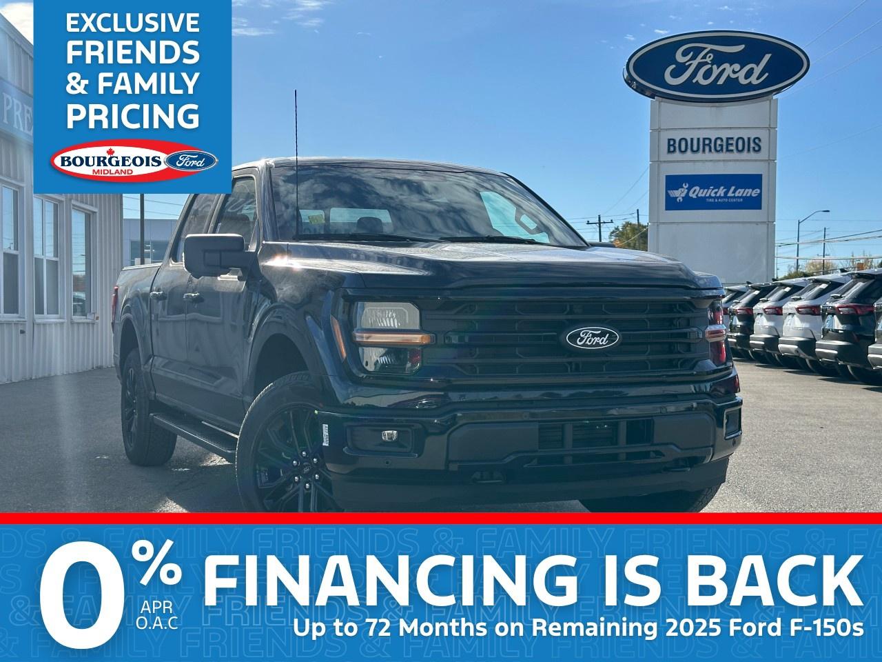 New 2025 Ford F-150 XLT 4WD SuperCrew 5.5' Box for sale in Midland, ON