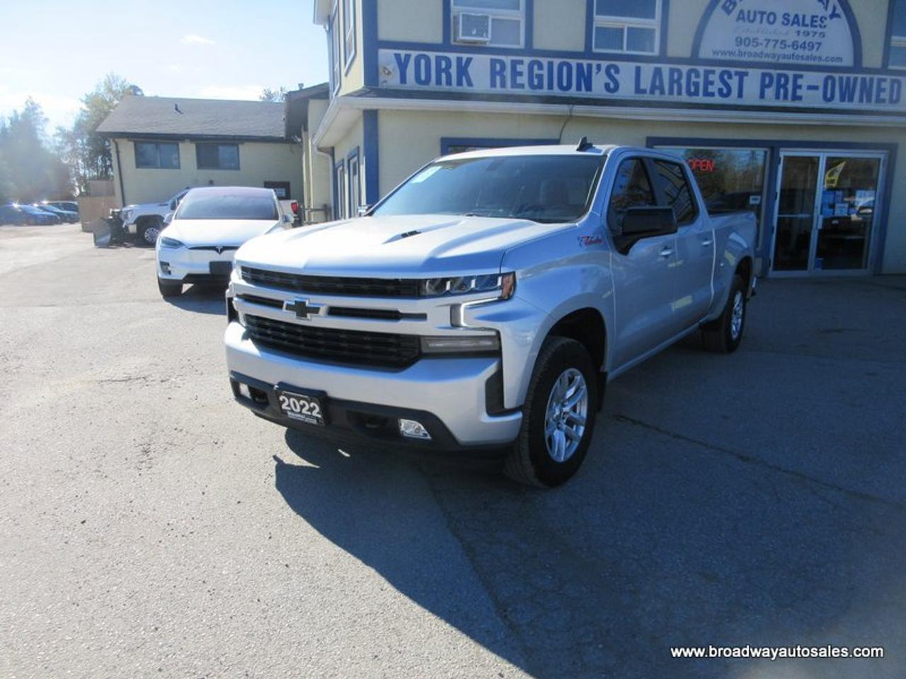 2022 Chevrolet Silverado 1500 GREAT KM'S RST-Z71-EDITION 5 PASSENGER 6.2L - V8.. 4X4.. CREW-CAB.. SHORTY.. HEATED SEATS & WHEEL.. BACK-UP CAMERA.. BLUETOOTH SYSTEM.. Photo