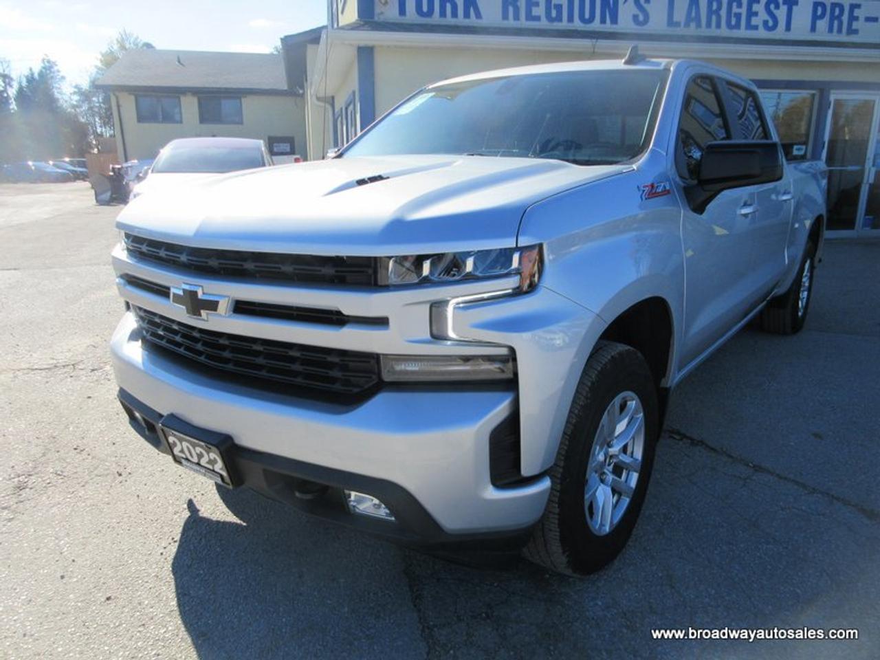 2022 Chevrolet Silverado 1500 GREAT KM'S RST-Z71-EDITION 5 PASSENGER 6.2L - V8.. 4X4.. CREW-CAB.. SHORTY.. HEATED SEATS & WHEEL.. BACK-UP CAMERA.. BLUETOOTH SYSTEM.. Photo
