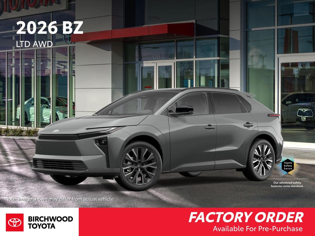 WHAT INCENTIVES APPLY TO THE EV YOU WANT?
Experience is Everything at Birchwood Toyota! Our mission is to provide the most transparent and efficient sales process for our customers. We strive to provide the best service possible, whether you visit us in person, shop our website, or take advantage of our buy from home program.

Find out what FACTORY INCENTIVES or BIRCHWOOD PROMOTIONS may apply to the vehicle youre interested in driving. Call now! 204-889-3700. 

This vehicle qualifies for Birchwood Toyota Shield, which includes:

Guardian Protection:
- Cosmetic Wheel Protection
- Paintless Dent Repair
- Key/Remote Replacement


Vehicle may not be exactly as shown.

Dealer Permit #0025
Dealer permit #0025