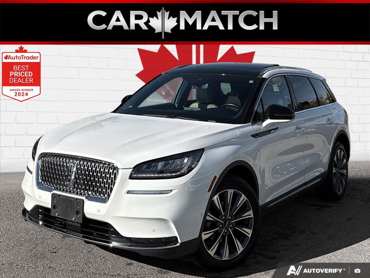 2021 Lincoln Corsair RESERVE / AWD / PANO ROOF / NO ACCIDENTS