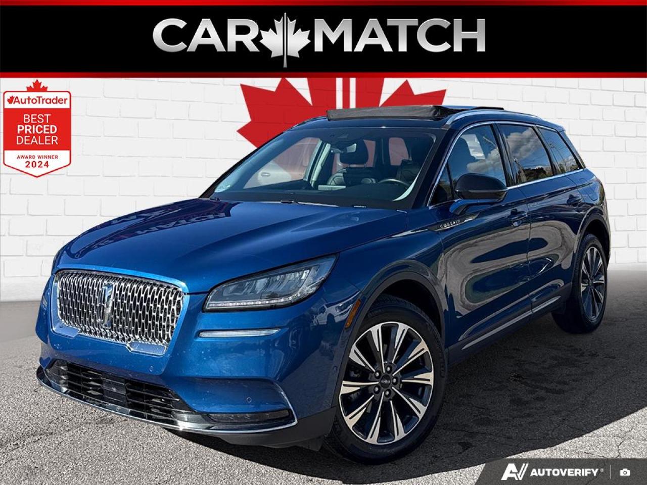 2021 Lincoln Corsair RESERVE / AWD/ PANO ROOF / NO ACCIDENTS