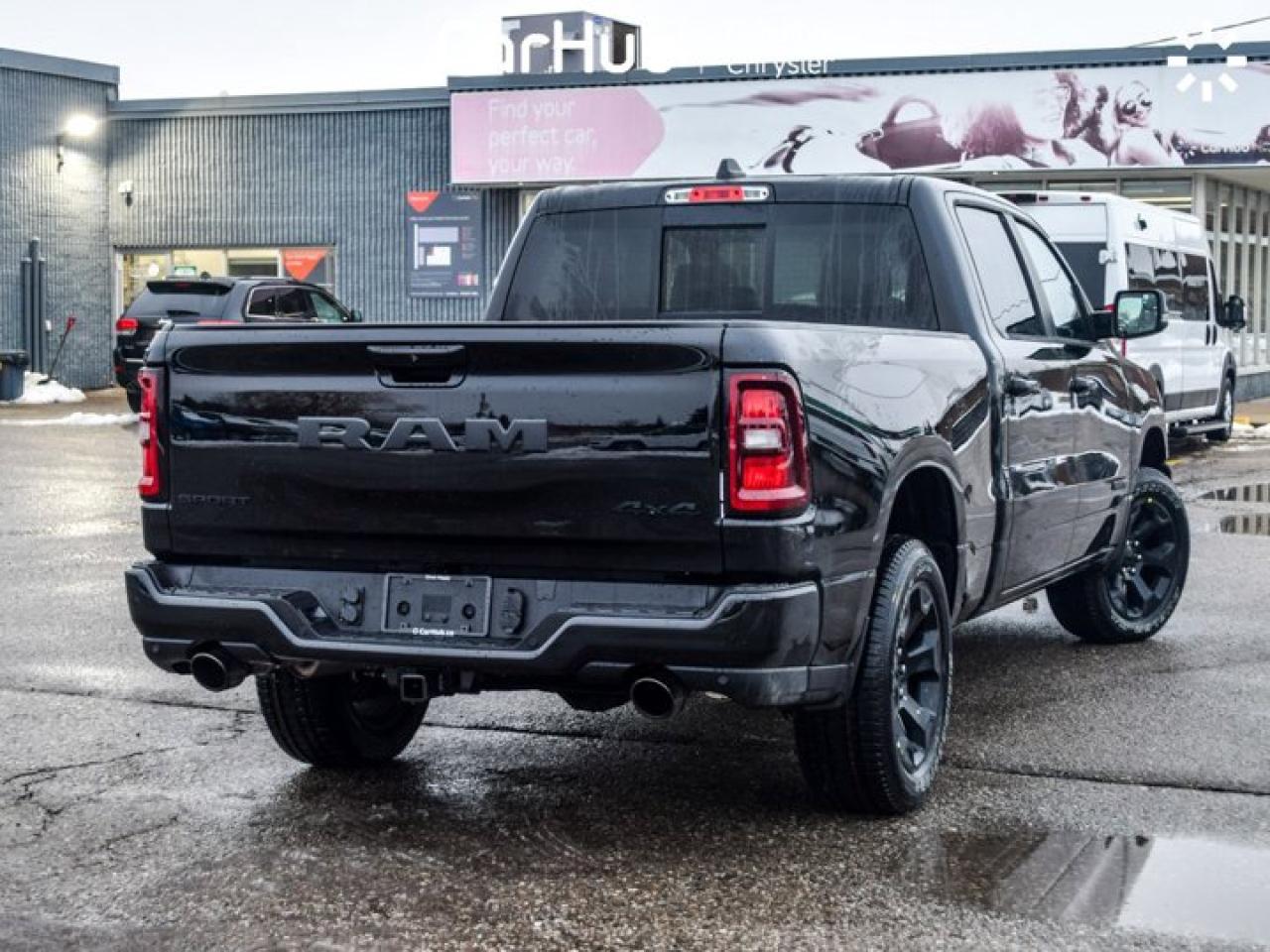 2026 RAM 1500 Sport 4x4 Crew Cab 6'4" Box 12"Display 360Cam Blind Spot Remote Start Photo