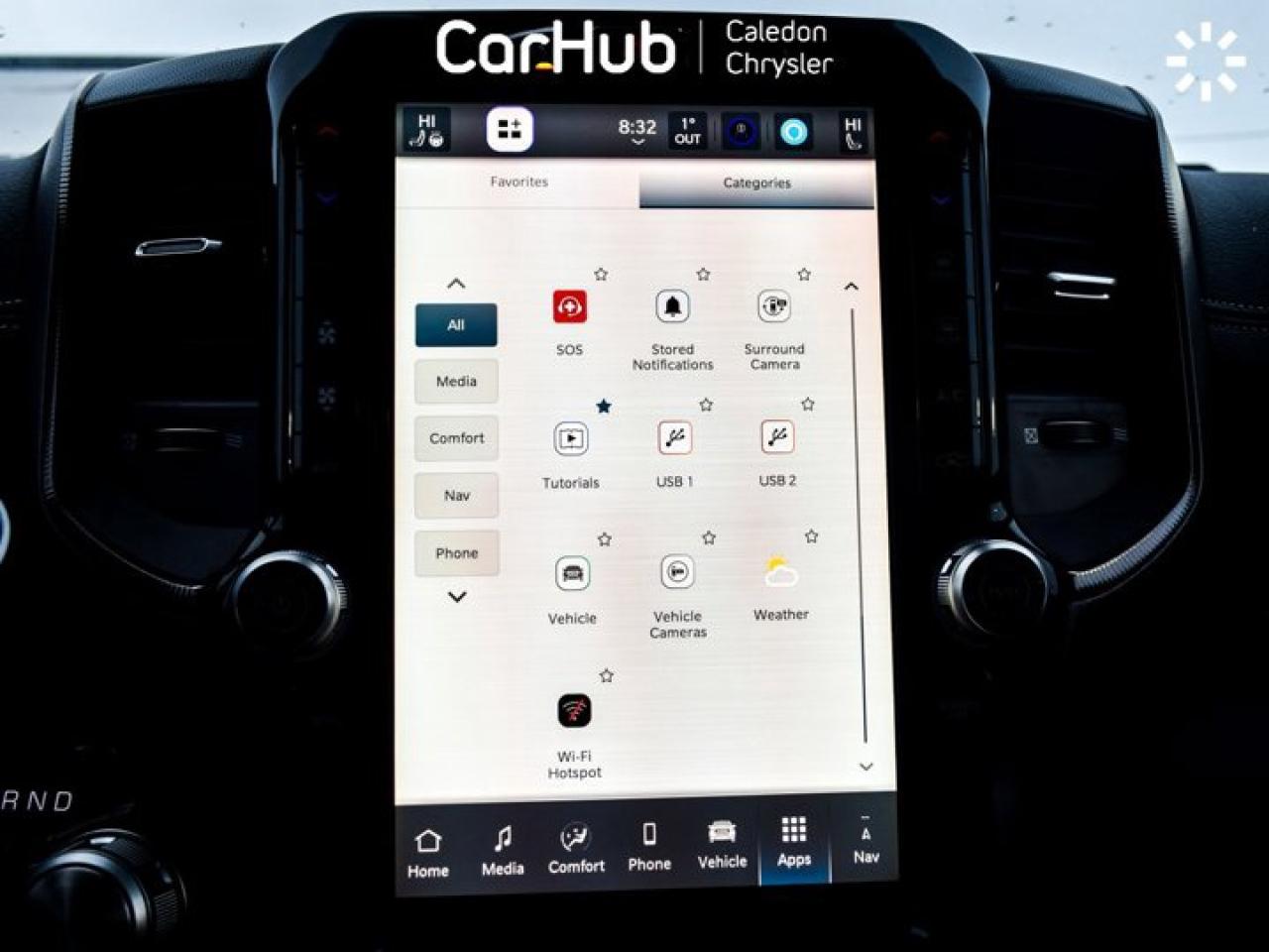 2026 RAM 1500 Sport 4x4 Crew Cab 6'4" Box 12"Display 360Cam Blind Spot Remote Start Photo