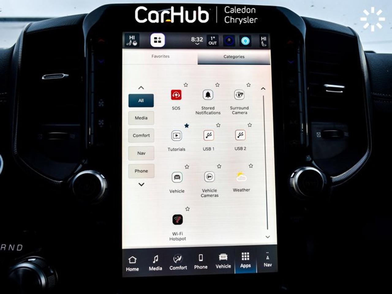 2026 RAM 1500 Sport 4x4 Crew Cab 6'4" Box 12"Display 360Cam Blind Spot Remote Start Photo