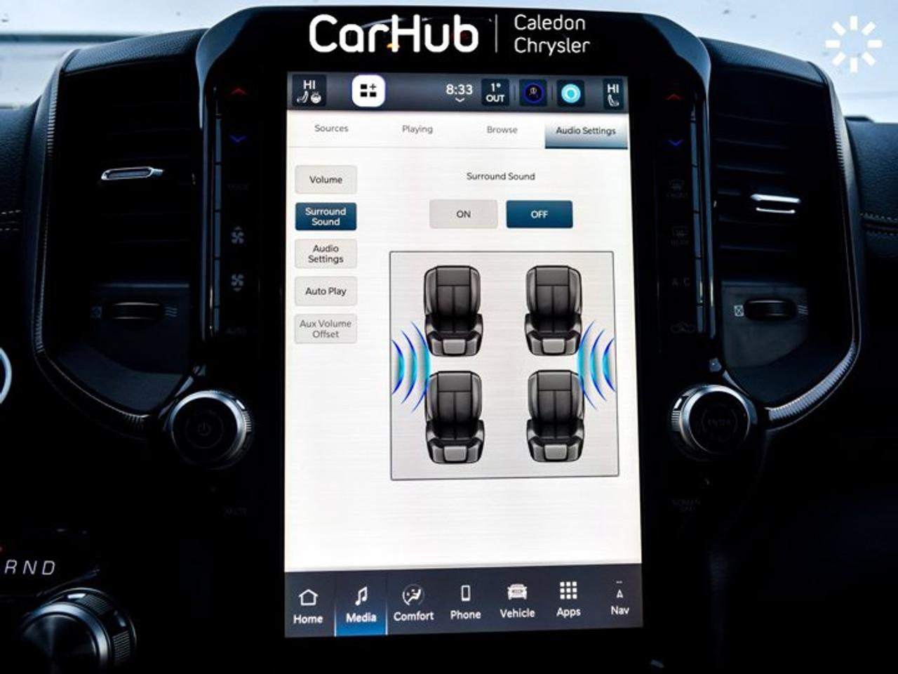 2026 RAM 1500 Sport 4x4 Crew Cab 6'4" Box 12"Display 360Cam Blind Spot Remote Start Photo