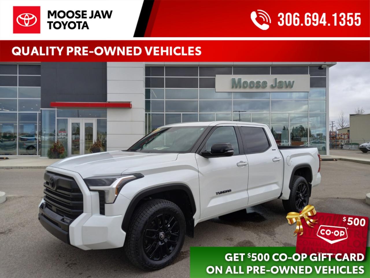 Used 2025 Toyota Tundra Bold, powerful, and refined. The 2025 Tundra Limited Night Edition delivers premium comfort, standou for sale in Moose Jaw, SK