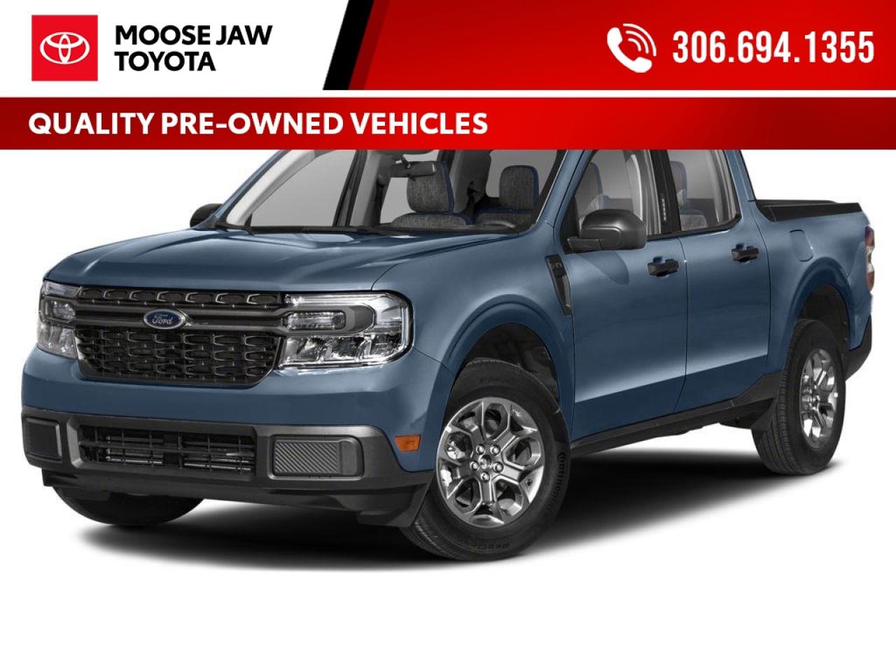 Used 2024 Ford Maverick Built for work and play. This 2024 Maverick XLT comes equipped with the Tow Package and a tonneau cover, offering smart versatility and everyday capability. for sale in Moose Jaw, SK