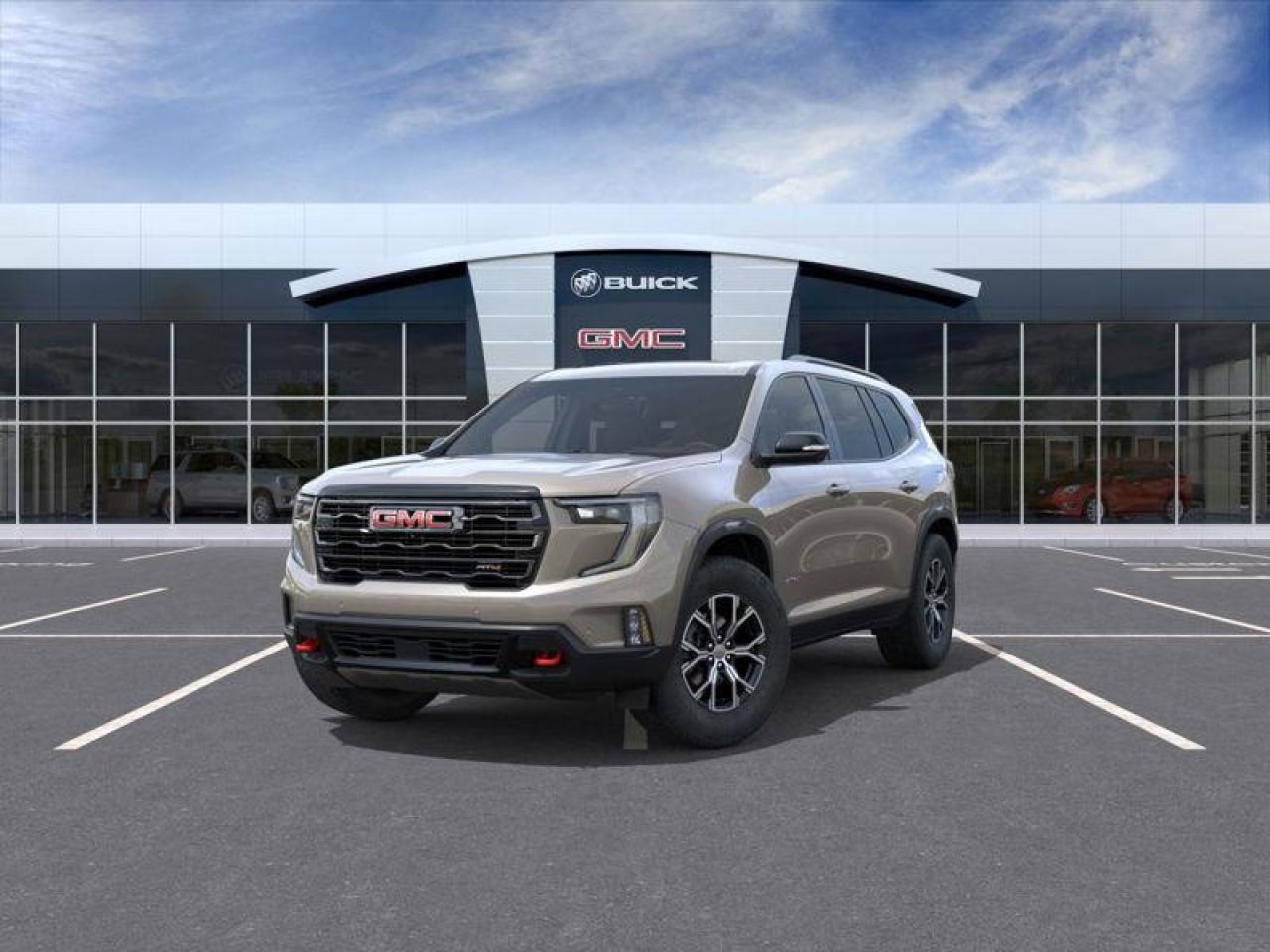 New 2026 GMC Acadia AT4 Heated/Ventilated Front Seats, HD Surround Vision, Adaptive Cruise Control for sale in Killarney, MB