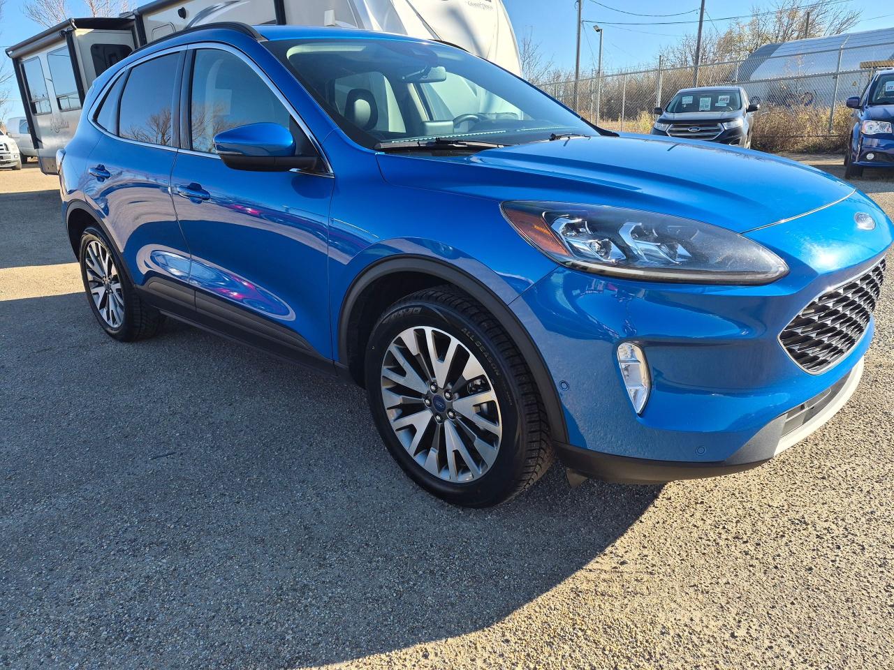 Used 2020 Ford Escape Titanium Hybrid AWD, Leather, Remote, Nav, Htd Sea for sale in Edmonton, AB