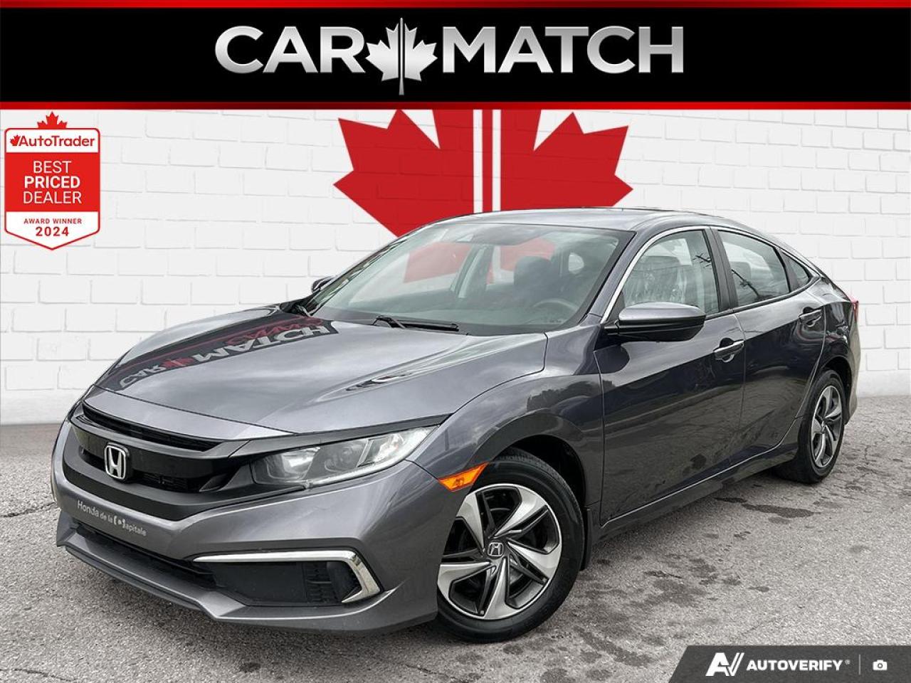 2020 Honda Civic LX / HTD SEATS / STEERING ASSIST / BLUETOOTH / ECO