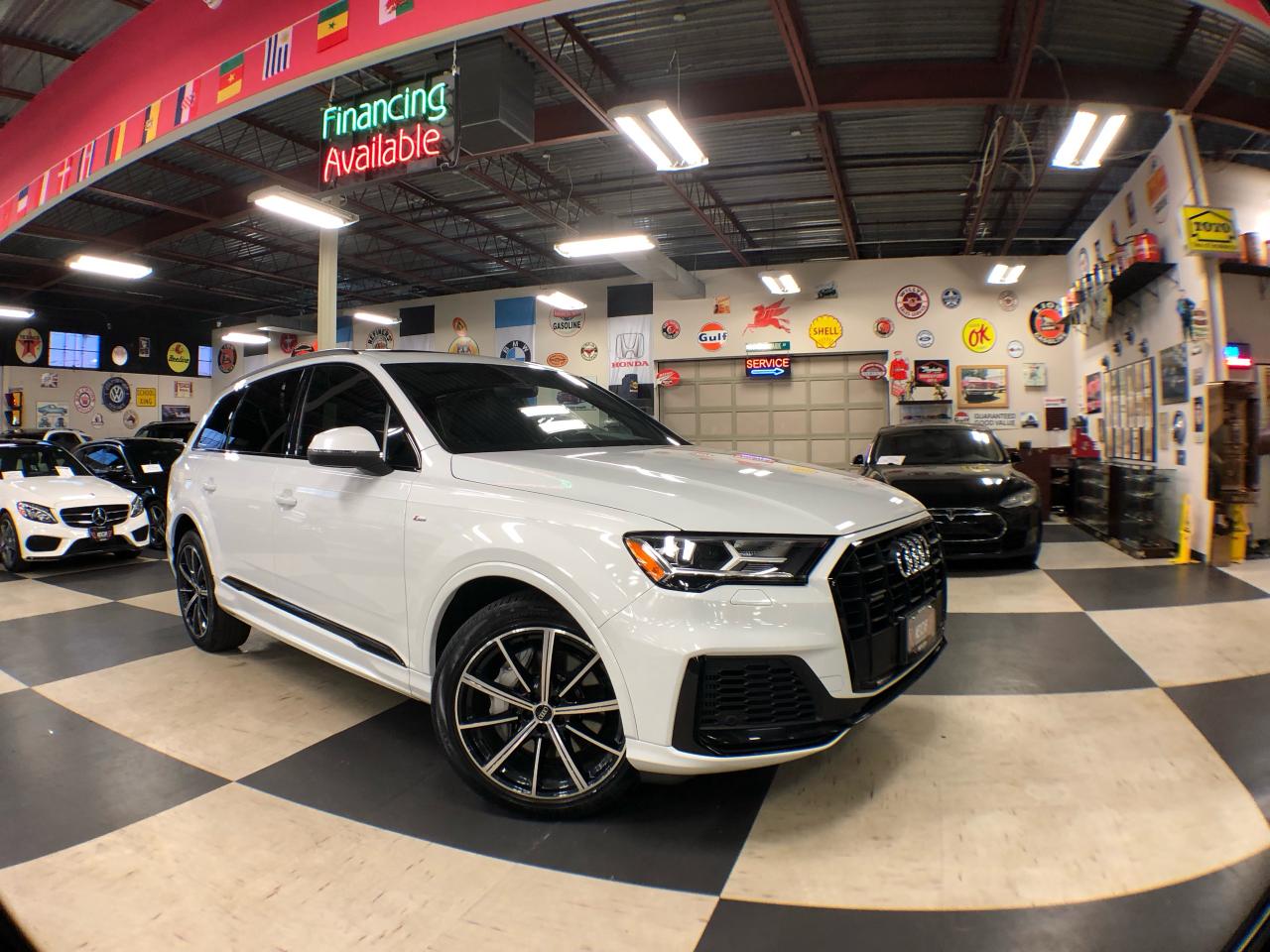 2022 Audi Q7 S-LINE AWD 7 PASS NAVI LEATHER PAN/ROOF B/SPOT CAM