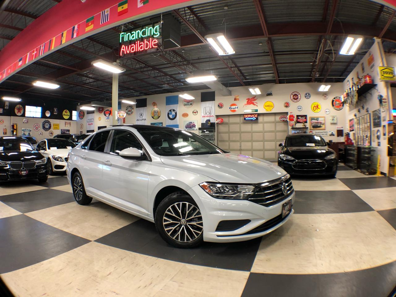 2019 Volkswagen Jetta HIGHLINE LEATHER PAN/ROOF NAVI A/CARPLAY B/SPOT