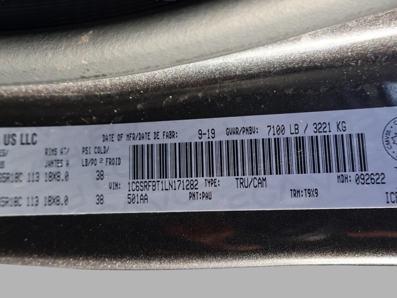 2020 RAM 1500 BIG HORN-OFF ROAD PKG HEMI 4WD CERTIFIED *ACCIDENT FREE* CAMERA BLUETOOTH HEATED SEATS/STEERING P.SENSORS CRUISE ALLOYS - Photo #41