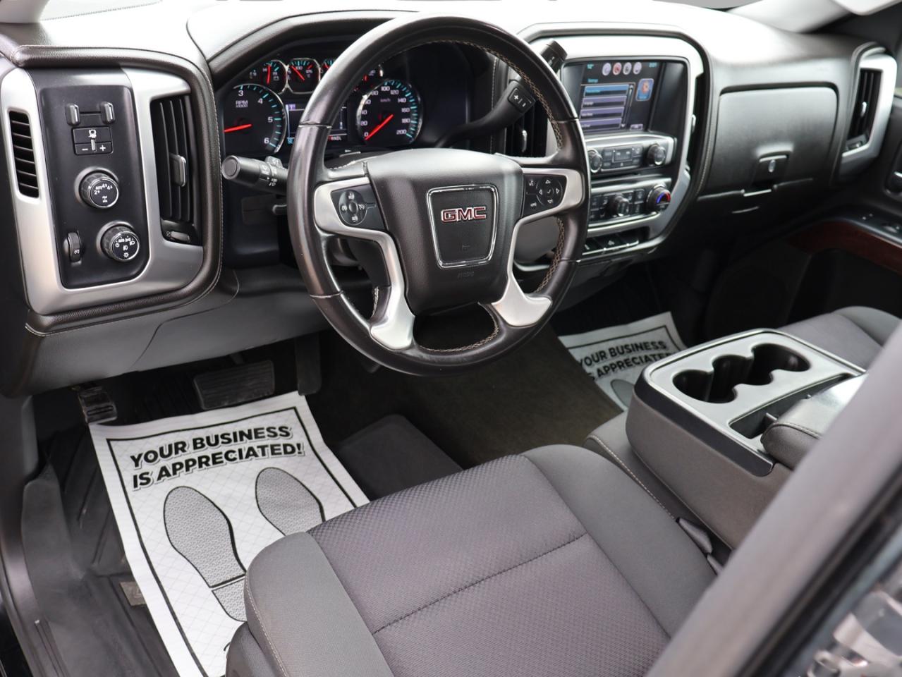 2017 GMC Sierra 1500 V8 SLE CREW 4WD CERTIFIED *1 OWNER*ACCIDENT FREE* CAMERA BLUETOOTH HEATED SEATS SIDE BOARDS CRUISE ALLOYS - Photo #7