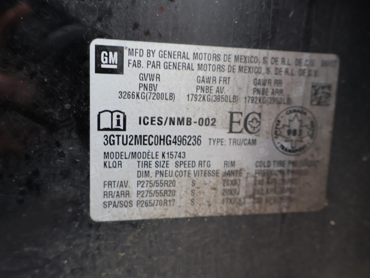 2017 GMC Sierra 1500 V8 SLE CREW 4WD CERTIFIED *1 OWNER*ACCIDENT FREE* CAMERA BLUETOOTH HEATED SEATS SIDE BOARDS CRUISE ALLOYS - Photo #35