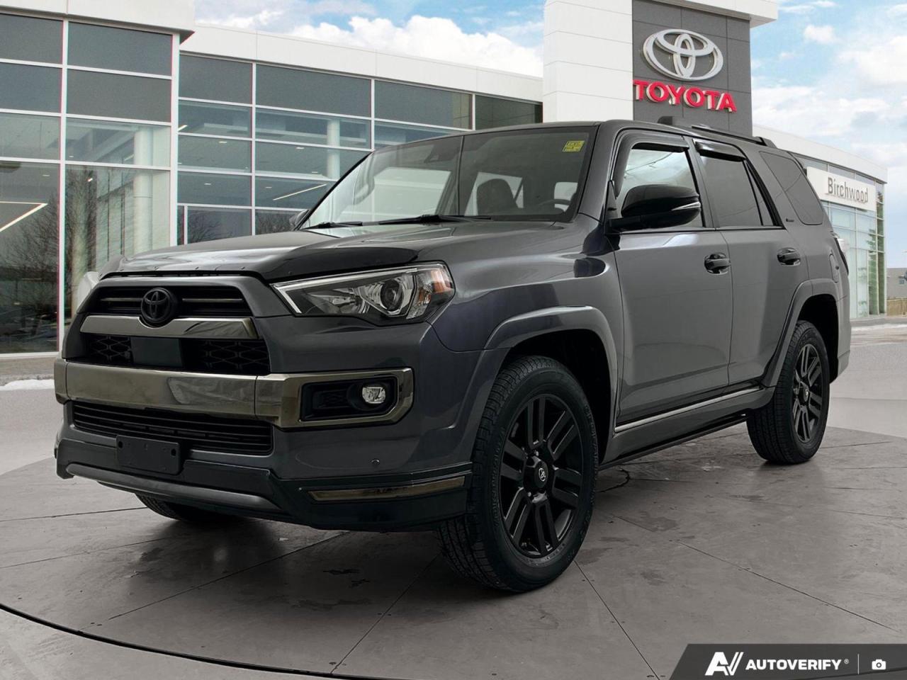 Used 2021 Toyota 4Runner 4WD Nightshade | CPO | 7 Passenger | Moonroof | JBL Audio | for sale in Winnipeg, MB